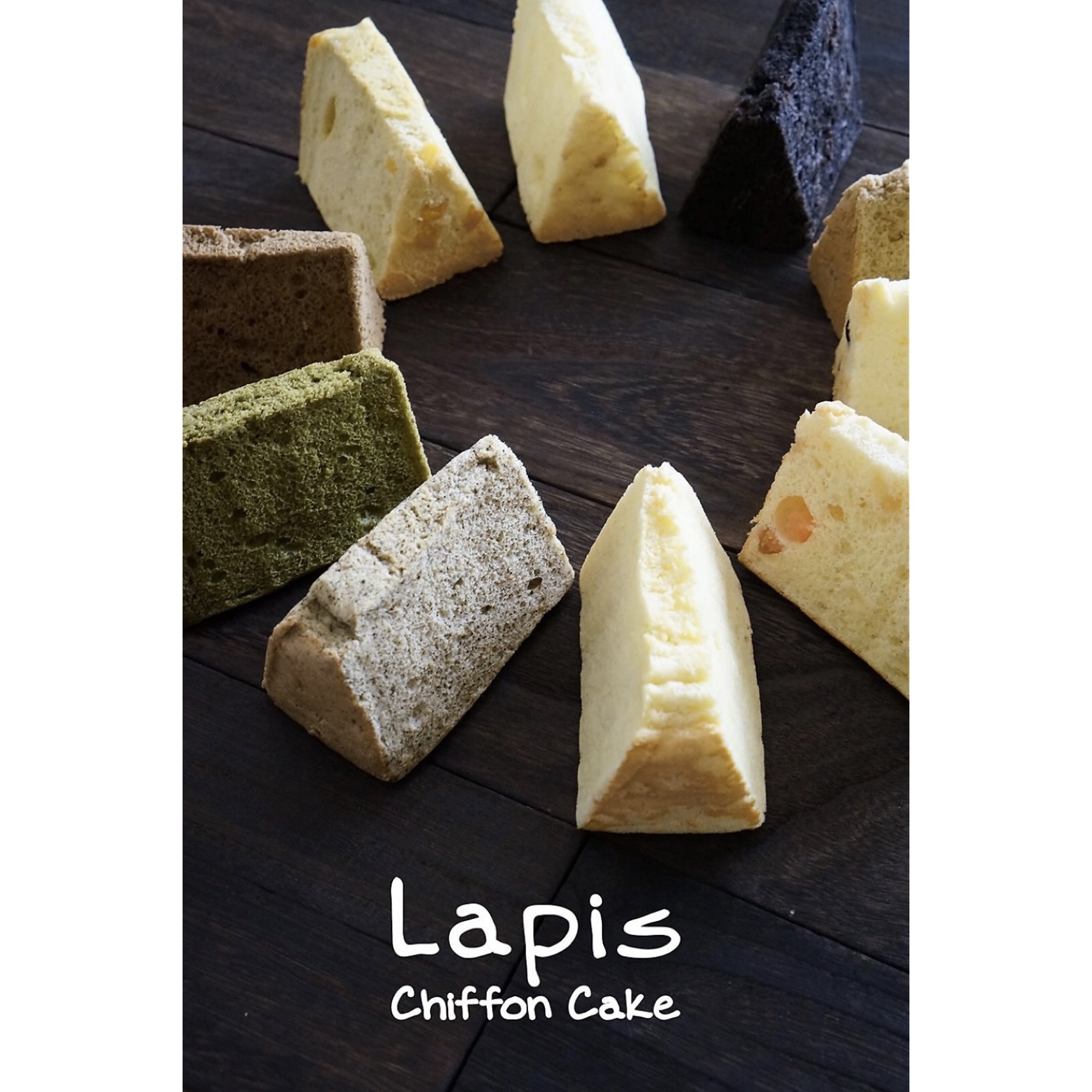 Lapis chiffon cake